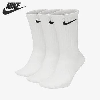Nike Повседневные Легкие Спортивные Носки Унисекс Мужчины Женщины 3 Пары Экипаж Носки S M L