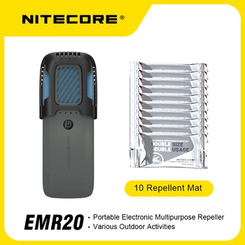 NITECORE EMR20 Портативный электронный многоцелевой отпугиватель USB-C Зарядный кабель для кемпинга