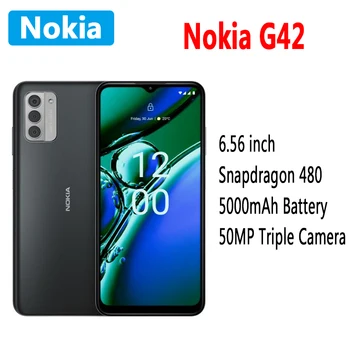 Nokia G42 4 ГБ 128 ГБ 5G Смартфон Snapdragon 480 50 МП Тройная камера 90 Гц Обновление 6,56 дюйма 5000 мАч Android 13