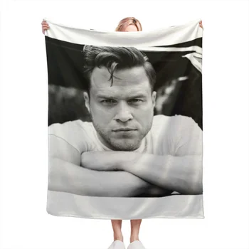 Olly Murs Бросок Одеяло Мягкое бархатное одеяло Дорожное постельное белье Флисовое одеяло