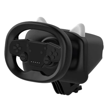PC Gaming Racing Wheel LED Lamp Game Рулевое управление Вибрация Джойстики Bluetooth-совместимый для iPhone Android PS3 PS4 Windows
