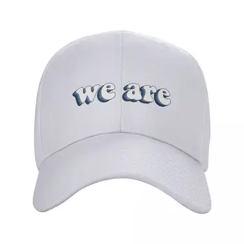 We Are Сине-белая кепка Бейсболка Кепка мужская шляпа дальнобойщика Женский пляжный аутлет 2022 Мужской