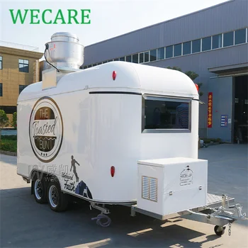 WECARE Concession Food Trailer Итальянская тележка для кофе с мороженым Купить мобильный грузовик быстрого питания с полной кухней