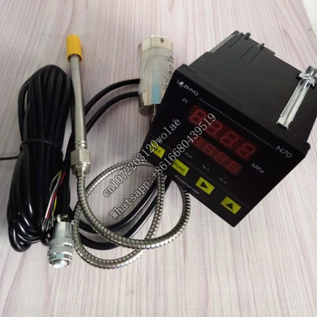ZHYQ PT124G-121 Высокотемпературные датчики давления расплава для пластикового экструдера 5 контактов и индикатор N70 / N80 / N90 220 В переменного тока Выход 2 мВ/В