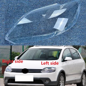 Автомобильная линза фары для Volkswagen VW Golf CROSS 2011 2012 2013 Прозрачная оболочка стекла фары Заменить оригинальные абажуры
