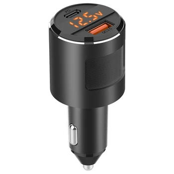 Автомобильное зарядное устройство 18 Вт 65 Вт USB Автомобильное зарядное устройство PD Type Flush Fit Автомобильный адаптер для Iphone XR / Xs / Max / X / 8 / 7 / Plus