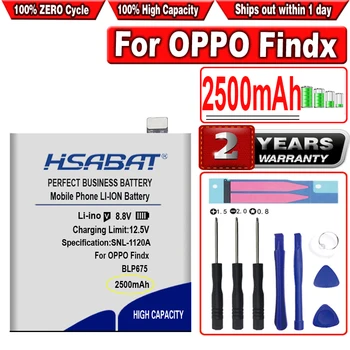 Аккумулятор HSABAT 2500 мАч BLP675 для Oppo Find x 256G (No 128G)