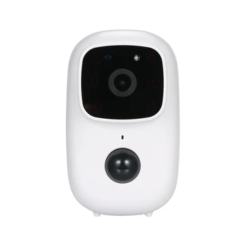 беспроводная камера с аккумуляторной батареей, домашняя камера видеонаблюдения, камера Wi-Fi с ИК-детектором ночного видения