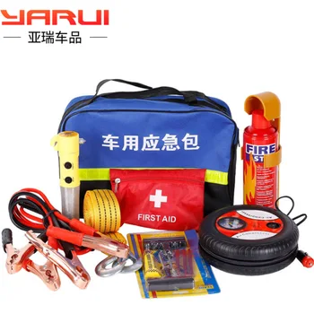 Бортовой аварийно-спасательный комплект Набор инструментов для оказания первой помощи Автомобильные принадлежности