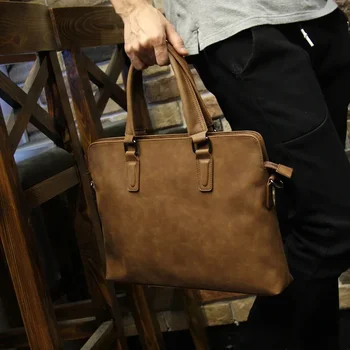 Бренд Crazy horse мужские сумки из искусственной кожи винтажный деловой кожаный портфель мужской портфель мужские сумки для путешествий сумка для ноутбука мужская сумка