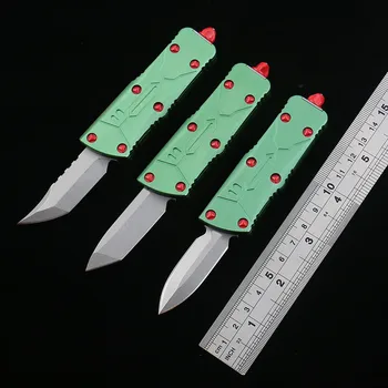 Версия DQF MiRo-Mini BH Карманный нож Утилита EDC Инструменты Кухонные ножи 6061-T6 Авиационный алюминиевый сплав D2 MT Ножи