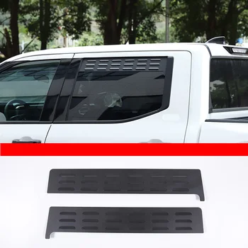  Для 2022-2023 Toyota Tundra из алюминиевого сплава Черный автомобиль Вентиляционная вентиляционная шторка задней двери Аксессуары для защиты экстерьера автомобиля