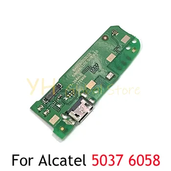 Для Alcatel One Touch Pop C5 5037 5037D 5037X 5037A Idol 5 6058D 6058X 6058 USB Зарядная плата Док-станция Порт Гибкий кабель Запасные части