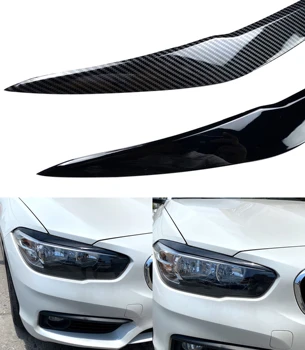 для BMW 1er F20 F21 Facelift 2015-2019 Авто Сглаз Фара Брови Веки M Performance Обвесы Тюнинг Фартук Аксессуары