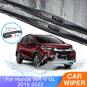 Для Honda WR-V WR V WRV GL 2018 2019 2020 2021 2022 Заправка резиновой полосы Безрамные щетки переднего стеклоочистителя Очистка автоаксессуаров