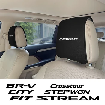 Для Honda WRV City Stream Brio Stepwgn BRV Fit Insight Crosstour Ridgeline Автомобильное сиденье Подголовник Подушка Чехол Шея Наволочка