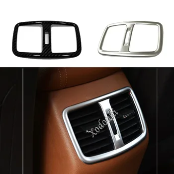 Для Hyundai Tucson 2015 2016 2017 2018 Автомобильный стайлинг кузова ABS Пластиковый гарнир Крышка Отделка задней вентиляционной розетки кондиционера Вентиляционный капот