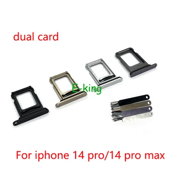 Для iPhone 14 Pro Max Слот для SIM-карты Держатель лотка Гнездо для считывателя SIM-карт