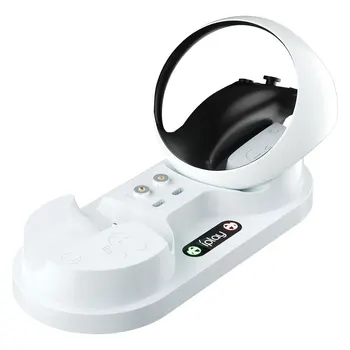 для PS VR2 Геймпад со светодиодной подсветкой Зарядный кабель Type-C Зарядная док-станция для PS5VR2 Портативная ручка Двойная зарядка сиденья HBP-6479