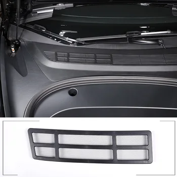  для Tesla Model 3 2017-2022 Автомобильный воздухозаборник Салон Мусор Фильтр Вентиляционное отверстие воздухозаборника Крышки решетки ABS Черные аксессуары 1 шт. LHD