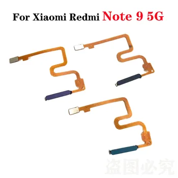 Для Xiaomi Redmi note 9 Pro 4G 5G Отпечаток пальца Сенсор Touch ID Кнопка «Домой» Гибкий кабель