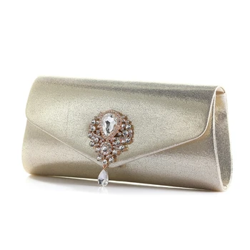 Женская сумка-клатч Блестящий вечерний кошелек со съемной цепочкой, Женская сумка через плечо Мини-сумка через плечо для свадебной вечеринки