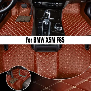 Изготовленный на заказ автомобильный коврик для BMW X5M F85 2015-2018 года Обновленная версия Foot Coche Аксессуары Ковры