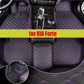 Изготовленный на заказ автомобильный коврик для KIA Forte 2009-2018 года Модернизированная версия Foot Coche Аксессуары Ковры