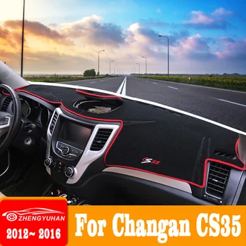 Коврик для крышки приборной панели автомобиля для Changan CS35 2012-2016 CS35 Plus 2018 2019 2020 2021 2022 Аксессуары для солнцезащитного козырька для автоприборов