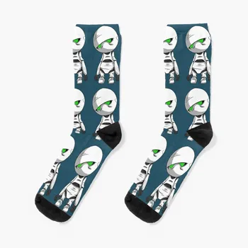 Марвин Параноик Андроид (без кавычек) Носки противоскользящие футбольные носки Пользовательские носки Мужские носки Женские