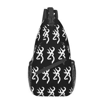 Модная сумка-слинг Browning для велоспорта Кемпинг Мужской нагрудный рюкзак через плечо