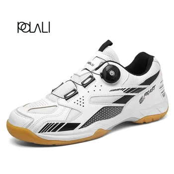 Мужская обувь для настольного тенниса легкая и удобная нескользящая обувь для тренировок по бадминтону Уличная всематчевая теннисная обувь Мужской размер 36-45