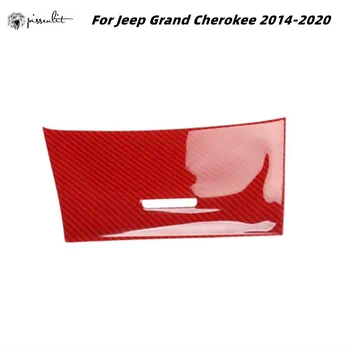 Накладка крышки прикуривателя из углеродного волокна для Jeep Grand Cherokee 2011-18 2011 2012 2013 2014 2015 2016 2017 2018 Наклейки