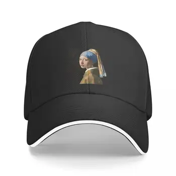 Новая девушка Vermeer с жемчужной серьгой Бейсболка Военная тактическая кепка Роскошная кепка Мужская женская шляпа