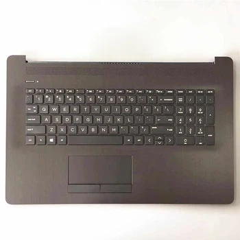 Новинка для HP 17 x 17-ca C Чехол с клавиатурой, трекпадом, держатель для ладони, с подсветкой, серый L22749-001