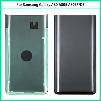 Новинка для Samsung Galaxy A80 A805 A805 A805F/DS Задняя крышка батареи 3D Стеклянная панель A80 Задняя дверь Корпус батареи Чехол Клей Заменить