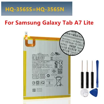 Новый аккумулятор HQ-3565S для Samsung Galaxy Tab A7 Lite HQ-3565N Аккумулятор 4980/5100 мАч + Бесплатные инструменты