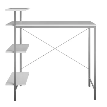 Опоры Боковой стол для хранения вещей - белый стол для ноутбука Компьютерный стол Офисный стол Мебель для стола