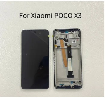 Оригинал для Xiaomi POCO X3 ЖК-дисплей Сенсорный экран с рамкой для Poco X3 Pro ЖК-дисплей M2102J20SG Замена дигитайзера в сборе