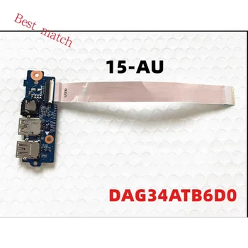 Оригинал для ноутбука HP Pavilion серии 15-AU USB Audio BOARD с кабелем DAG34ATB6D0 100% протестированная быстрая доставка