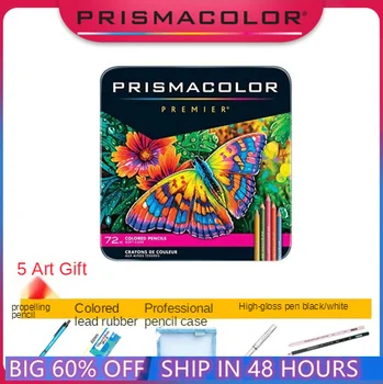 оригинал США Prismacolor Premier 72 мягкий сердечник Цветной карандаш, карандаш Sanford Prismacolor 72 штуки, с PC935 PC938 дополнительные 5 инструментов