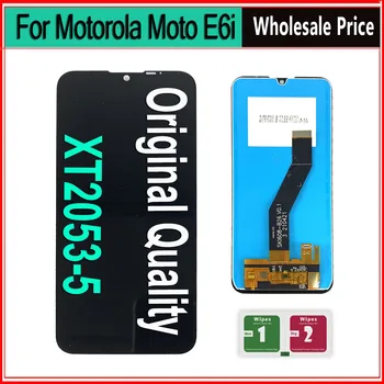 Оригинальный AMOLED для ЖК-дисплея Motorola Moto E6i Сенсорный дисплей в сборе для экрана MOTO E6i XT2053-5 LCD