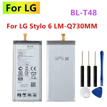 Оригинальный аккумулятор BL-T48 для сменных батарей телефона LG Stylo 6 LM-Q730MM 4000 мАч + Бесплатные инструменты