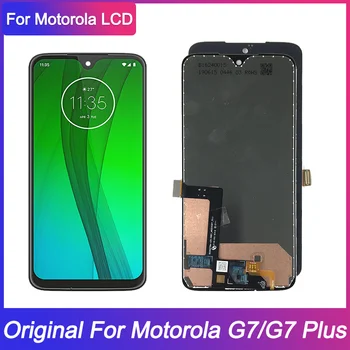 Оригинальный дисплей для ЖК-экрана MOTO G7 Plus Сенсорный дигитайзер в сборе для Motorola MOTO G7 Замена ЖК-дисплея