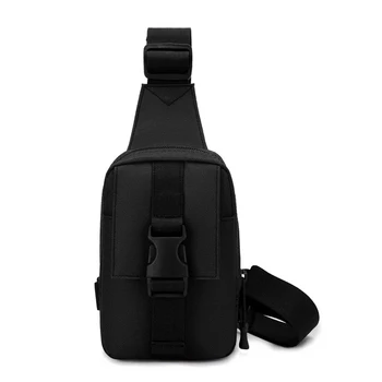 Повседневная мужская нагрудная сумка Деловая сумка через плечо Сумка-мессенджер Спортивная сумка через плечо на открытом воздухе 