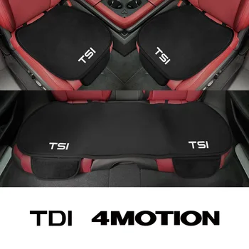 Полный комплект автокресла Защитный черный чехол Нескользящая подушка для VW Volkswagen TSI TDI 4Motion Touareg Beetle Golf Tiguan Passat