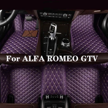  Полный объемный кожаный автомобильный коврик для ALFA ROMEO GTV 1997-2002 (модельный год) Автосалон Автозапчасти