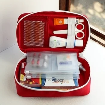 Портативная сумка для лекарств Аптечка первой помощи Медицинские наборы для неотложной помощи Органайзер На открытом воздухе Сумка для хранения таблеток для домашних лекарств