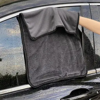 Профессиональное сушильное полотенце Мягкие впитывающие полотенца для автомойки для полировки без царапин Идеально подходит для детализации автомобилей Косметические принадлежности