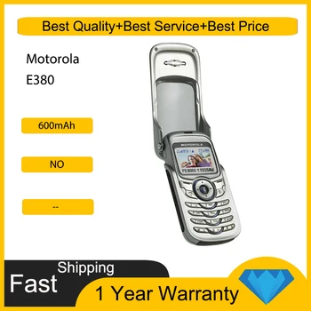 Разблокированный Motorola E380 Восстановленный мобильный телефон Гарантия качества 1 год Раскладной телефон